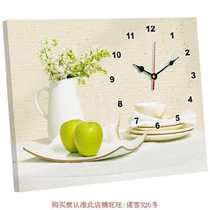 ins background painting wall wall decoration painting hanging painting living room Large Sofa Wall Clock European clock electric gate box Hall