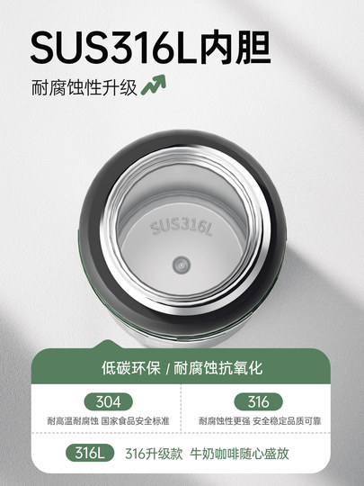 Taosen Insulated Cup for Men, 316 Stainless Steel, Large Capacity, 2026 New Model, Special Sports Water Bottle for Students Going to School