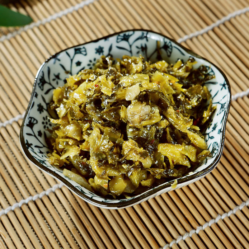 Chinese snow vegetable hometown Ningbo specialty Yinzhou snow vegetable traditional pickling authentic century-old process 30g*8 bags