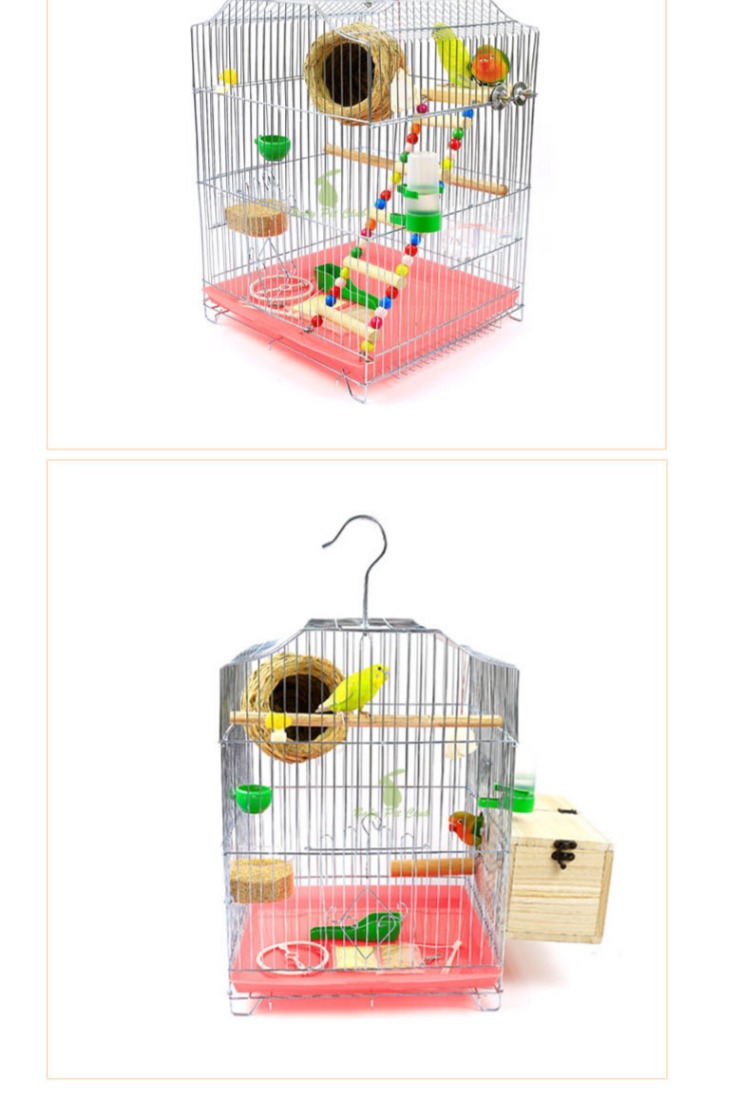 Lồng chim lớn lồng chim sáo lồng lồng vẹt 鹩 哥 lồng / chim cung cấp / lồng chim không gỉ mạ - Chim & Chăm sóc chim Supplies long chim chao mao
