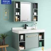 Aslina American country style small apartment bathroom cabinet combination washbasin washbasin bathroom sink