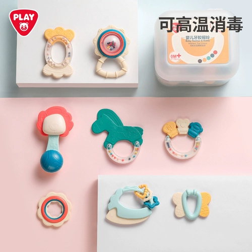 Детская игрушка, погремушка для новорожденных, прорезыватель для правильного прикуса, 0-1 лет, раннее развитие, можно грызть