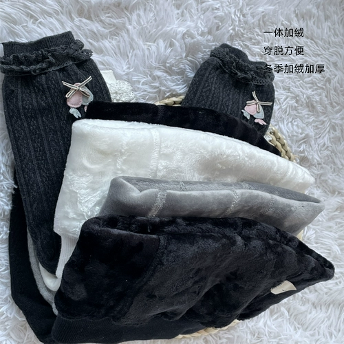 Удерживающие тепло леггинсы для девочек, детские мультяшные зимние штаны, 1-3 лет, увеличенная толщина