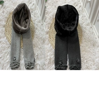 Добавить пух с утолщенными маленькими цветами [Deep Grey+светло -серый] 2 установки