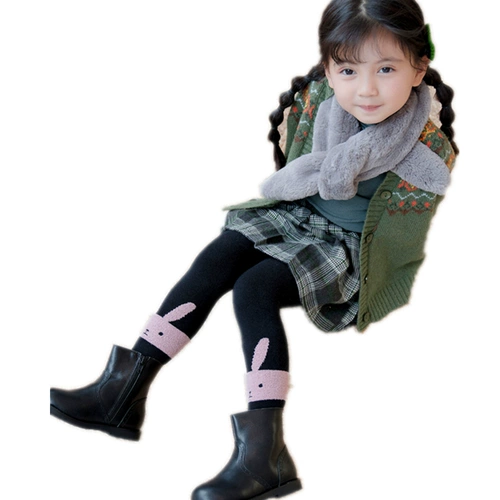 Детские утепленные демисезонные колготки подходит для мужчин и женщин для принцессы, 1-3-5 лет