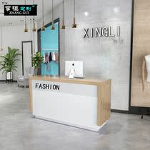 Simple modern cash register small barber shop counter milk tea clothing shop bar beauty salon front desk reception desk