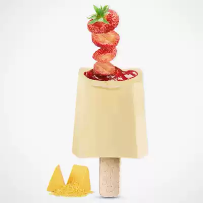 Zhong Xue high heart series 10 single flavor cheese strawberry ice cream ice cream frozen Net red ice cream