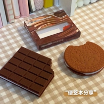 Creative student portable notepad Aroma Chocolate to sign this notebook Cute Mini Memo Little Benson