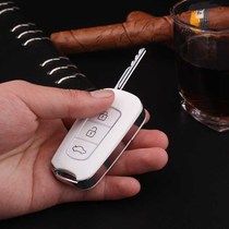 Car key charging lighter BMW car key model simulation aggravated windproof USB cigarette lighter