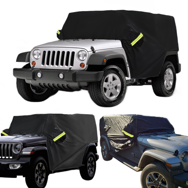 Suitable for Wrangler Javelin Roof Half Cover Sunshade and Heat Insulation Cover 2/4 Door Version Tj Wrangler Car Cover Suitable for Wrangler Javelin Roof Half Cover Sunshade and Heat Insulation Cover 2/4 Door Version Tj Wrangler Car Cover