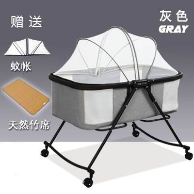 Crib environmentally-friendly without lacquered folding and multifunctional baby bed bb bed newborn child bed