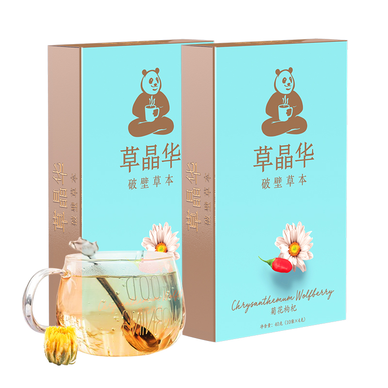 草晶华枸杞菊花茶