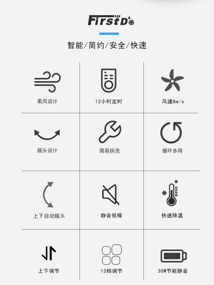 quạt tháp panasonic Quạt điện Fujido sàn nhà yên tĩnh quạt đứng thông minh điều khiển từ xa tuabin đối lưu quạt không khí lưu thông - Quạt điện quạt hơi nước air cooler