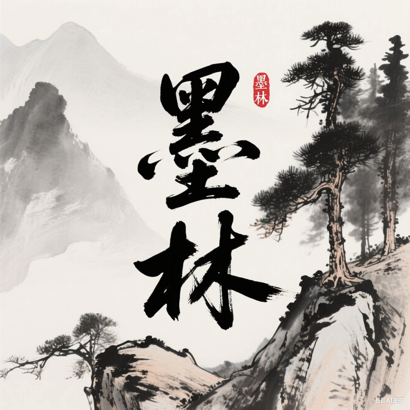 墨林园艺店的LOGO