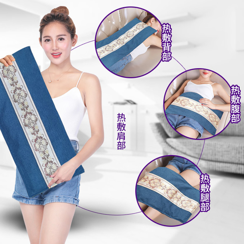 Charging Moxibustion Salt Bag Coarse Salt Sea Salt Hot Compress Bag Physiotherapy Bag Knee Leg Pain Electric Heating Knee Joint Crystal