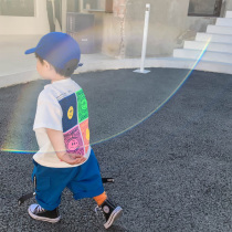 Child Summer Dress Long Sleeve Blouse Blouse Baby Boy White Cartoon Laughs Face Pure Cotton Slim Fit Baby Short Sleeve T Shirt