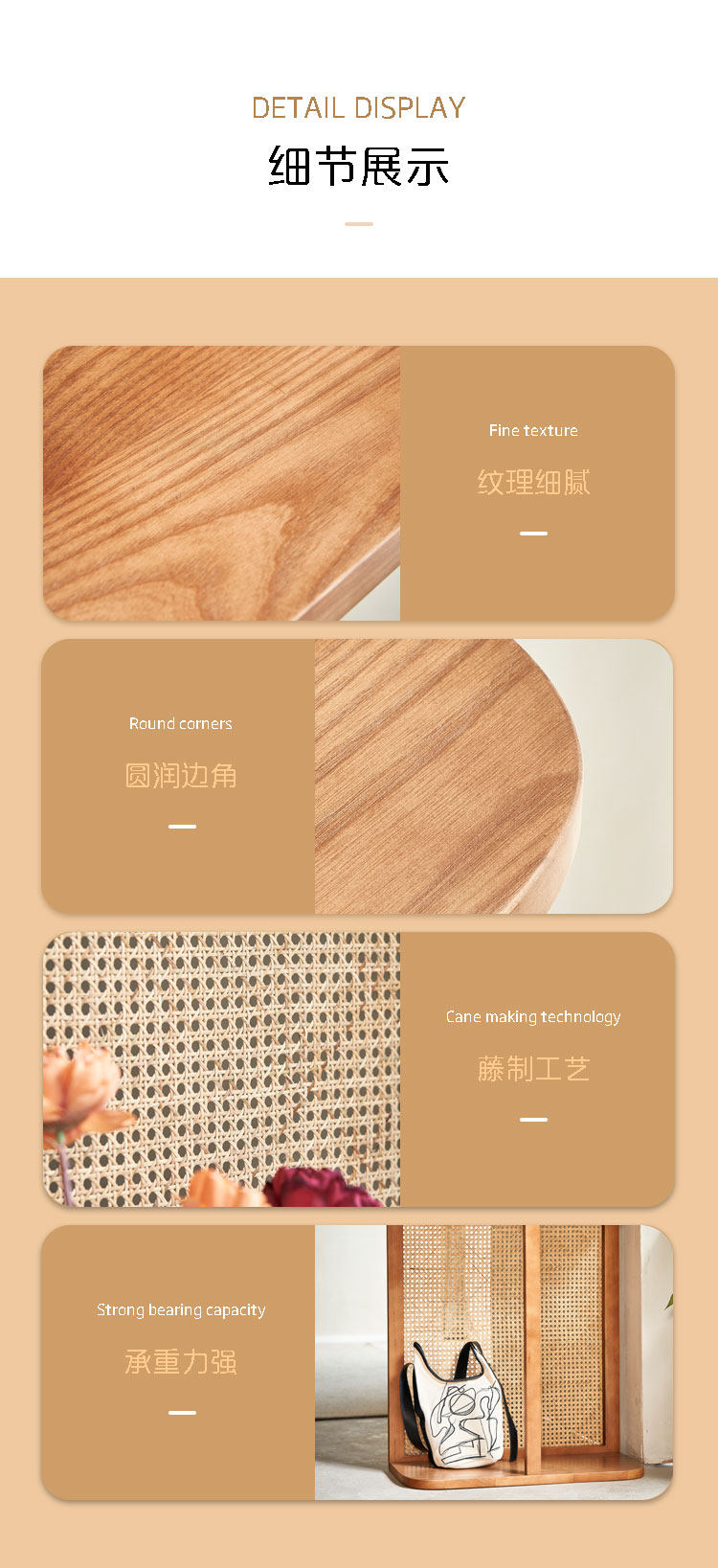 напольная ширма 北欧创意置物座屏小户型家用玄关隔断白蜡木可移动客厅卧室屏风