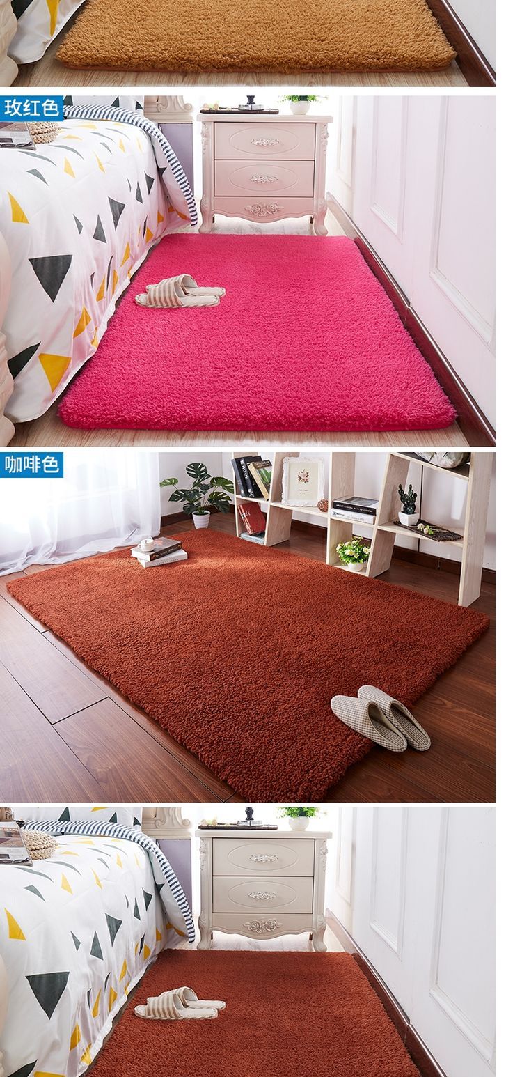 Phòng khách sofa bàn cà phê thảm hiện đại tối giản phòng ngủ giường trước cửa sổ cửa sổ thảm diện tích lớn ban công mat mat - Thảm thảm trải sofa