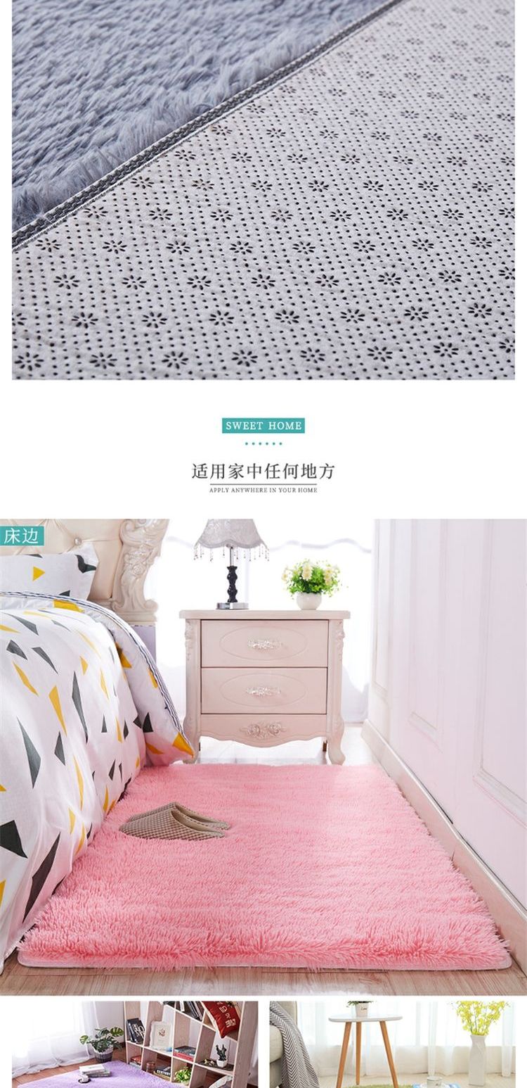 Ins phòng khách màu xám bàn cà phê thảm phòng ngủ phòng đầy đủ cửa hàng ảnh đỏ hình ảnh đầu giường vịnh cửa sổ ban công thảm - Thảm thảm cuộn trải sàn