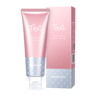 纳美奶茶牙膏105g情侣牙膏小苏打牙膏防蛀健齿清新口气家庭装套装