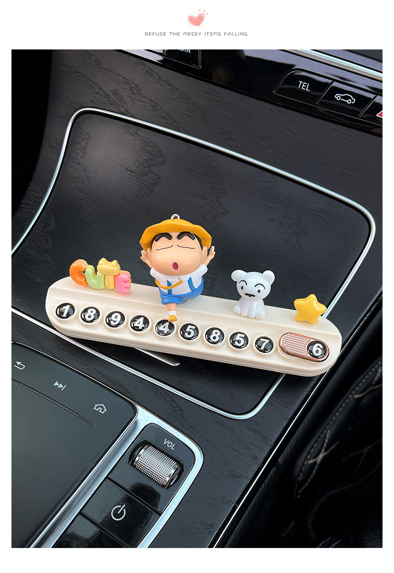 Number Plate, Parking Sign, Car Temporary Parking Phone Number Plate, Temporary Parking, Car Interior Accessories, Car Decoration for Women