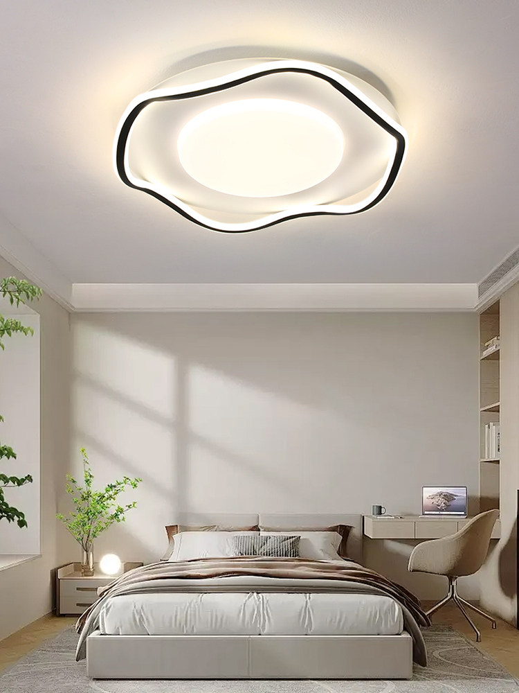 2024 New Casual Modern Living Room Led Ceiling Lamp Cream Style Bedroom Internet Celebrity Room Restaurant Study Lamps