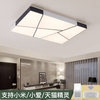 Led Ceiling Lamp Scandinavian Black and White Creative Geometric Rectangular Living Room Modern Minimalist Dining Room Bedroom Study Lamps
