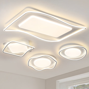 2024 New Casual Modern Living Room Led Ceiling Lamp Cream Style Bedroom Internet Celebrity Room Restaurant Study Lamps