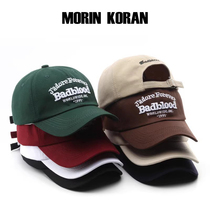 Meren Kend Korean style womens fashion embroidered curved brim baseball cap outdoor mens sun protection sunshade sun peaked hat trendy