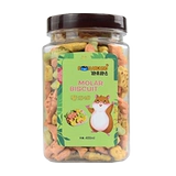 Закуски Hammel, печенье, шлифовальные зубы, зерно, золотое шелковое питание, смешные закуски, маленькие закуски мини -рыба печенье 400 мл