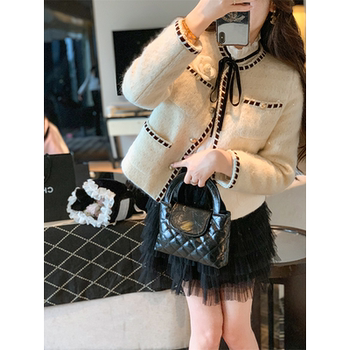 Fish rabbit's rabbit rich girl's woolen jacket