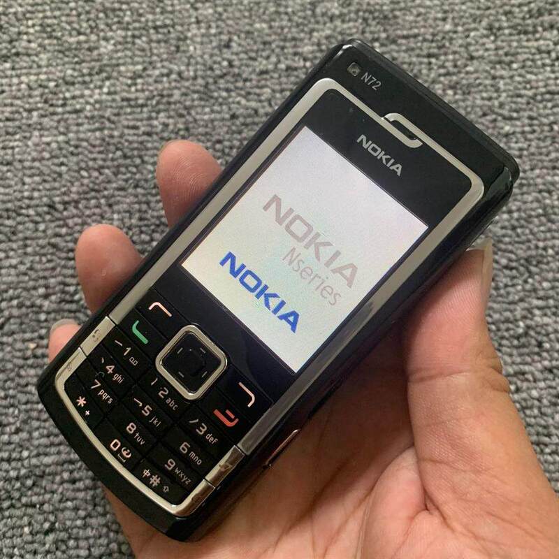 Nokia N72 Button Phone Classic Nostalgic Student Phone Network-Free Music Backup Elderly Phone