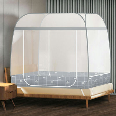 蚊帐蒙古包免安装1.5米无底家用全底1.8m双门宿舍0.9米折叠一体式