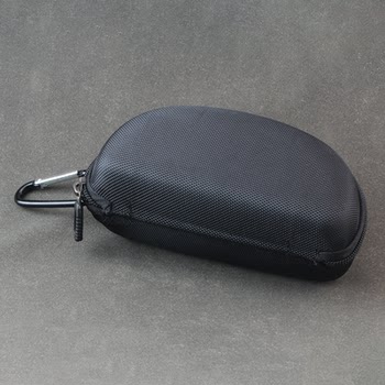 Portable and fashionable black storage box glasses case