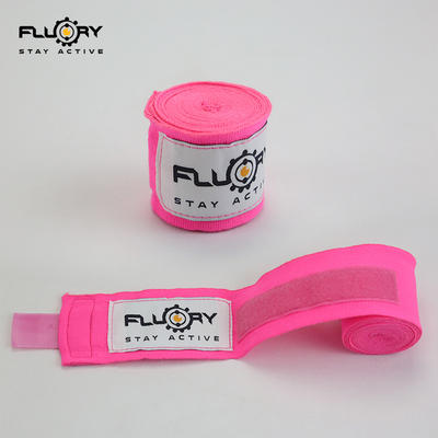 FLUORY Fire Base Muay Thai Bandage Elastic Self-adhesive Sports Training Boxing Bandage, Sanda Grappling strap, boxing gloves bandage