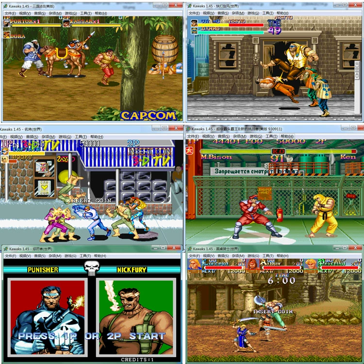 Tay đôi Hàn Quốc xử lý rung một lần chiến đấu kéo một trò chơi máy tính King of Fighters Contra sản phẩm mới arcade đôi - Người điều khiển trò chơi