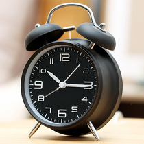 Super large sound metal creative personality lazy small alarm clock retro children students with luminous simple silent bedside