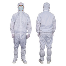 Electronic factory anti-static dust-free clothing polyester coat split top and pants