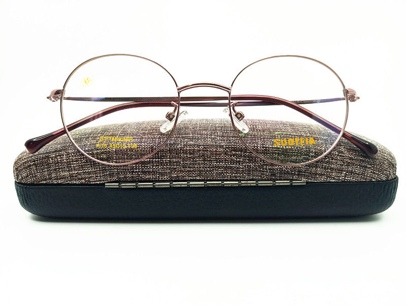 Retro myopia glasses for women can be equipped with degrees ultra-light small frame plain eyes frame thin men's Korean version of the tide 1076