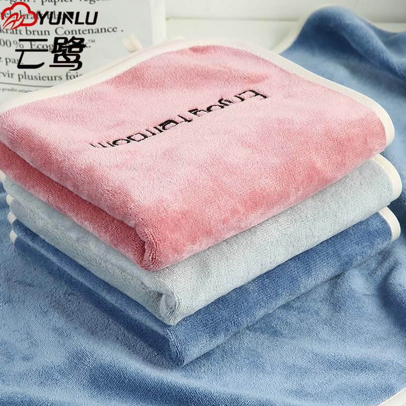 Yun heron 2 towels ; soft water than pure cotton wash the face with small face towel can not dry the hair