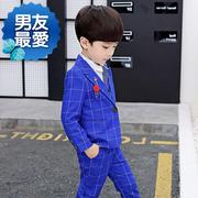 trẻ em trẻ em phù hợp với mens phù hợp với hoa s ăn mặc Hàn Quốc phiên bản của trẻ em chủ chương trình phù hợp với cậu bé phù hợp với ba mảnh bộ.