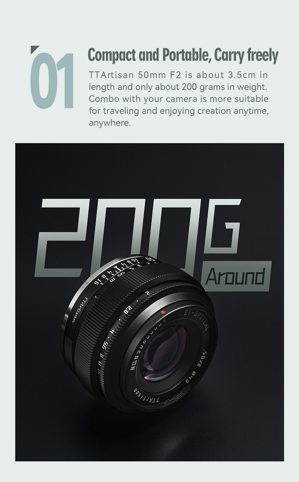 TTArtisan 50mm F2.0 Manual Full Frame Lens for L-Mount Leica Sigma