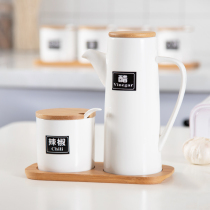 Vinegar bottle chili jar seasoning box Commercial vinegar Pot restaurant seasoning bottle set seasoning jar for kitchen household