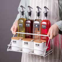 Kitchen soy sauce vinegar seasoning bottle set anti-leak perfume oil bottle large capacity wine bottle household glass seasoning bottle oil bottle