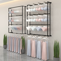 Wall-mounted multi-functional underwear and pajamas display rack socks accessories mobile phone case display rack scarf and hat rack multi-layer