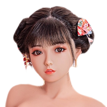 Wax silicone doll head eyebrow and eyelash hair transplant head with full solid pores silicone single head for sale experience center