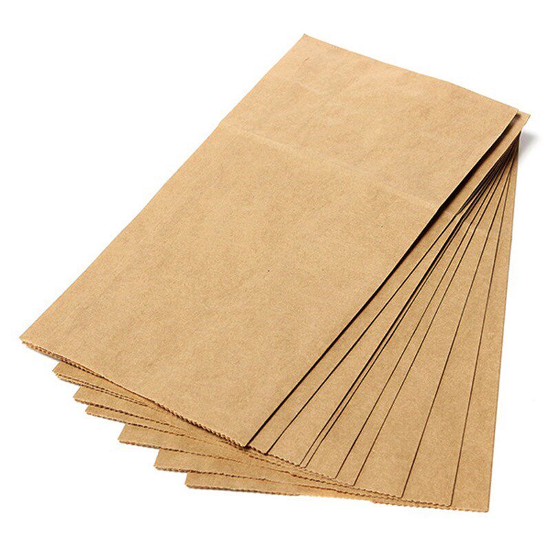 30pcs Lot Brown Kraft Paper Bags Recovery Gift Jewelry Foo