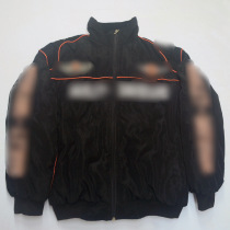 Racing suit trendy style ins style European and American style fully embroidered casual long-sleeved cotton suit A331