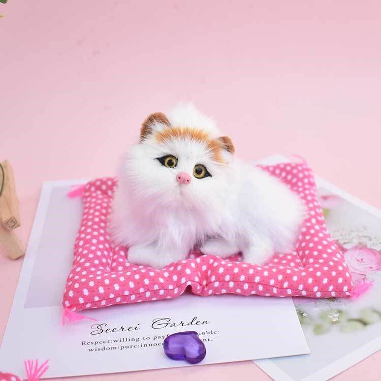 Children's cat toy dolls will call imitation cat plush toys to send girlfriends creative gifts home car accessories