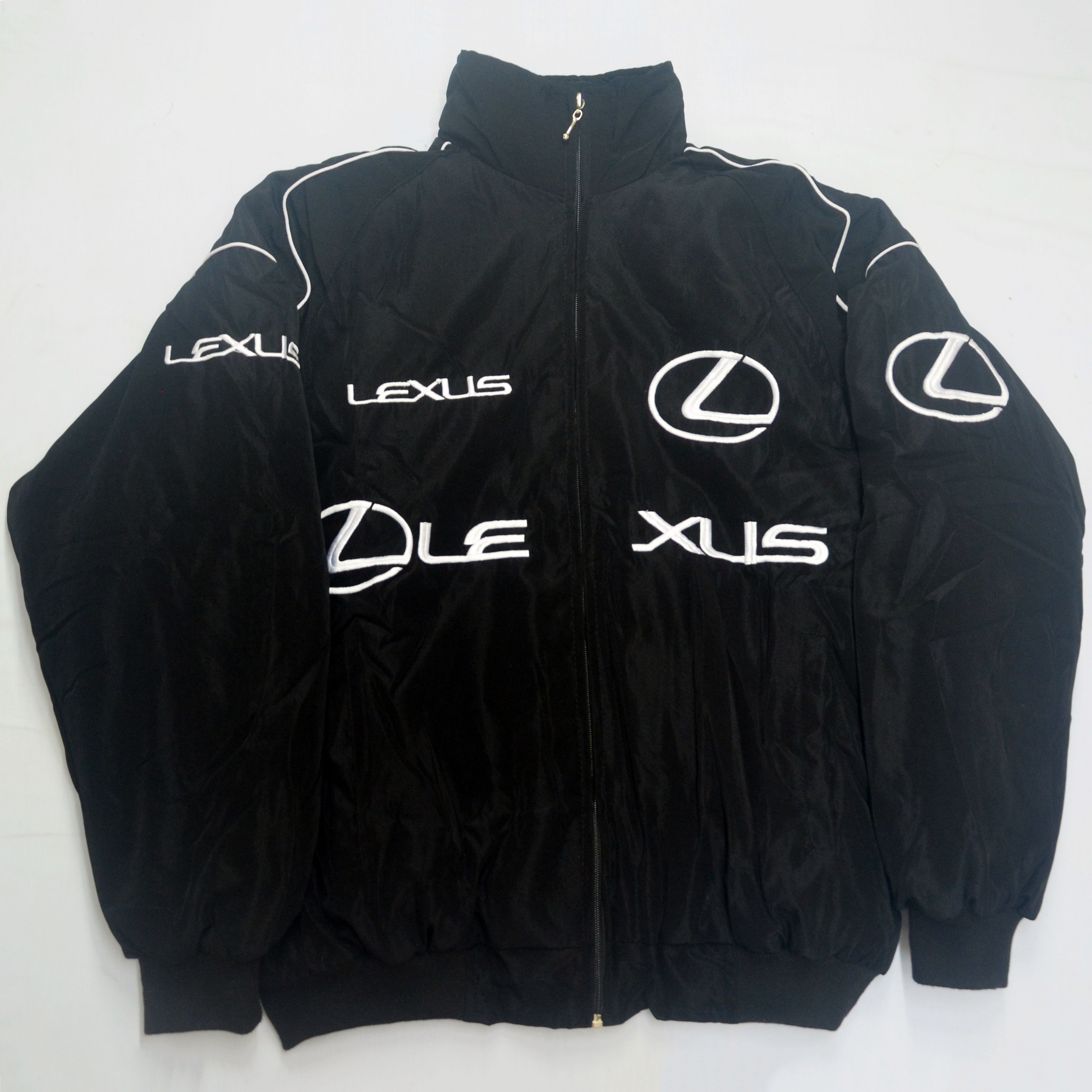 F1 racing suit fashion f1 personality wind ins wind European and American style full embroidery casual long-sleeved cotton suit A198